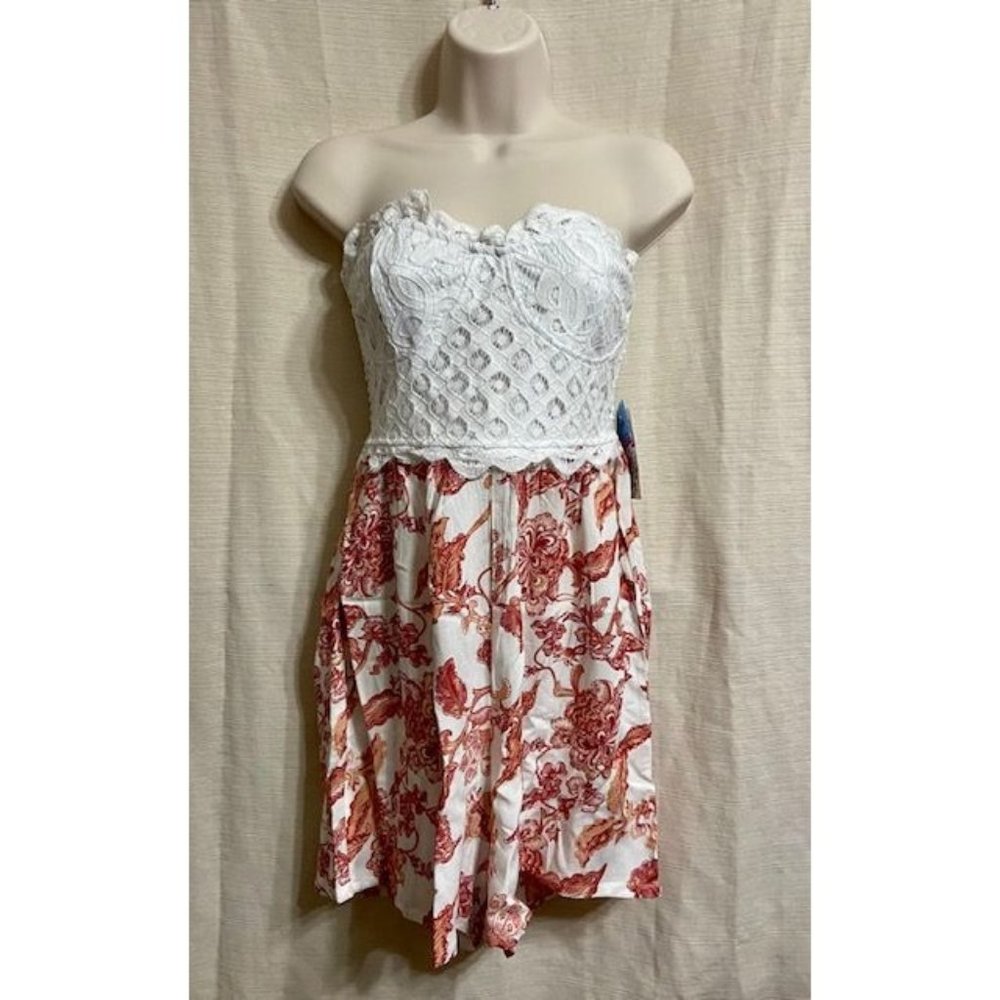 Vine and Valley Floral Romper Size M